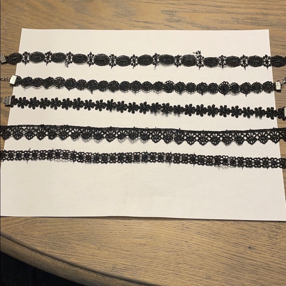 5 choker necklaces